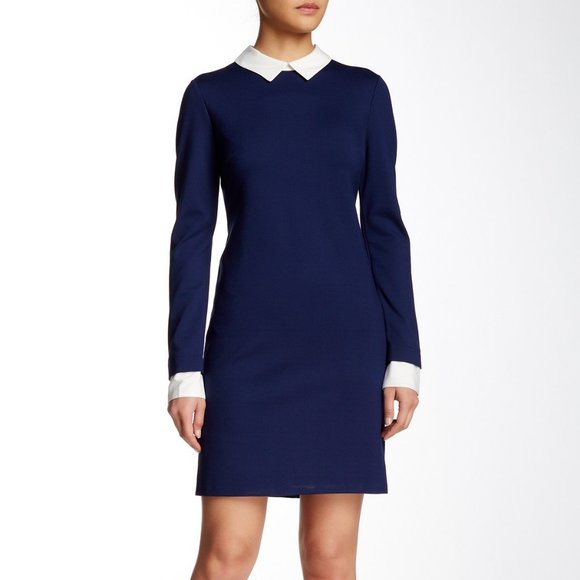 CeCe Dresses & Skirts - CeCe Long Sleeve Twofer Shift Dress